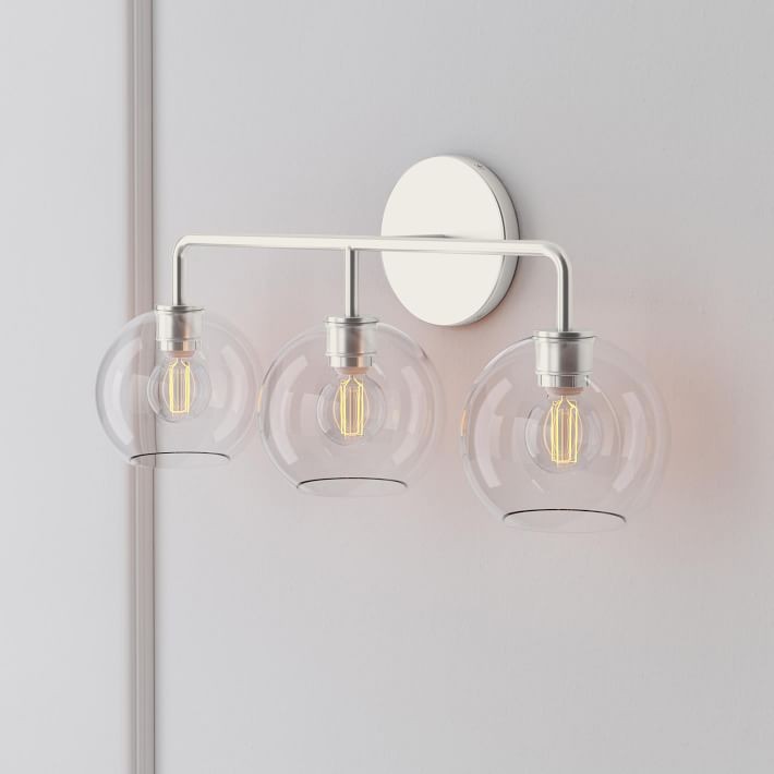 Selvion Artistic Globe Sconce Light - Handcrafted Glass Sculptural Wall Fixture T021