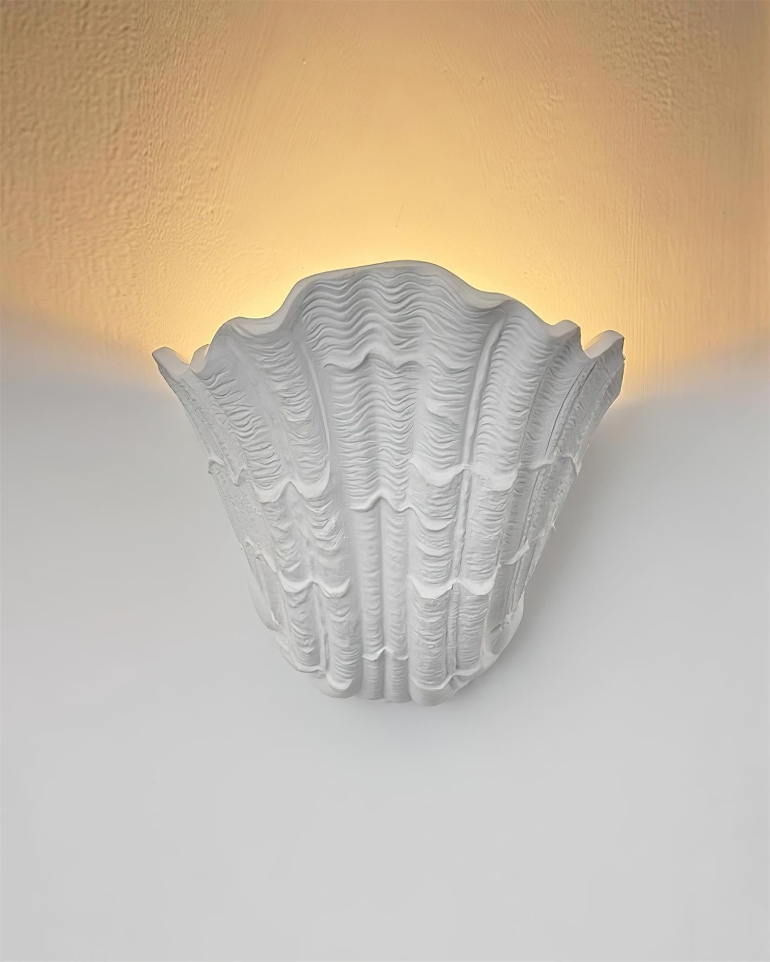 Maris Shell Plaster Wall Lamp T472