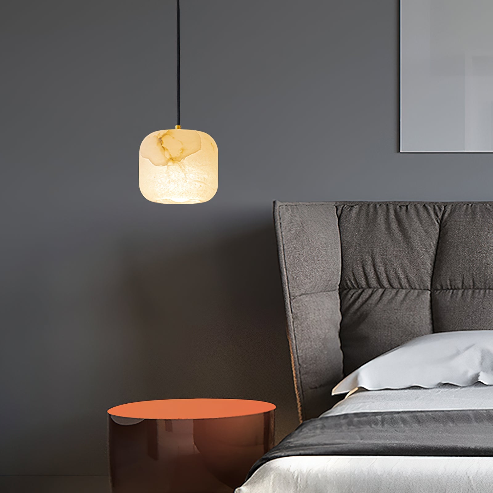 Alabaster Bedside Pendant Light D423