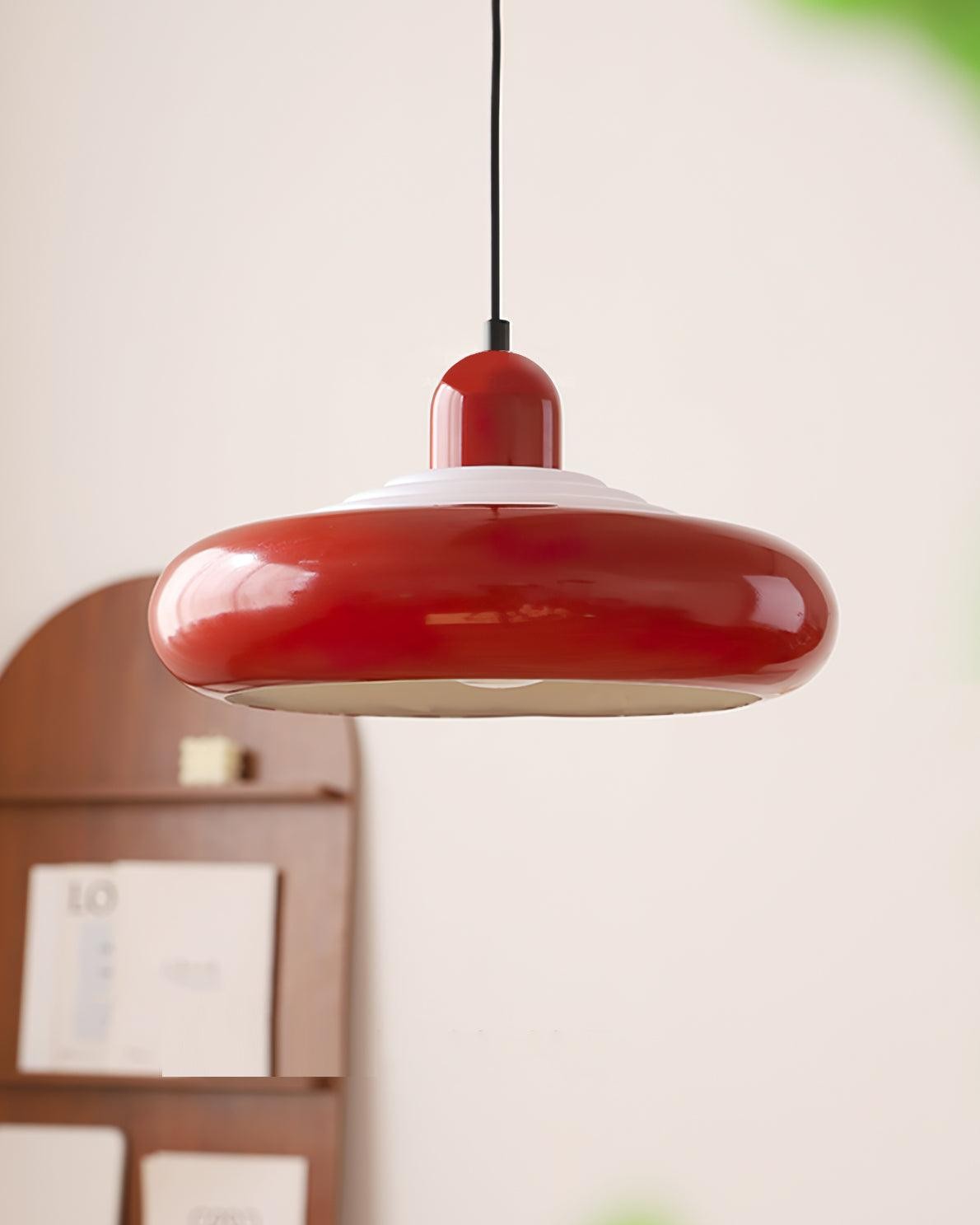 Multi-tiered Round Tower Cream Color Pendant Lamp M488