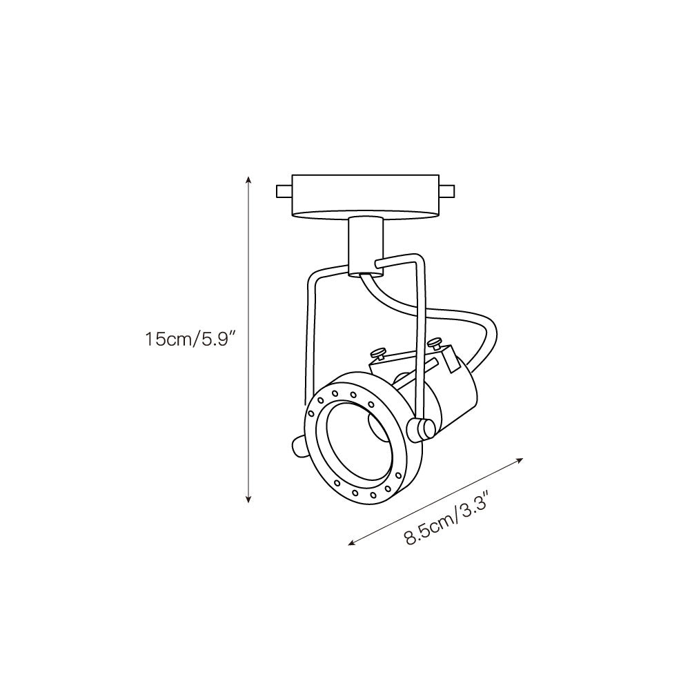 Lucide Industrial Track Lights D695