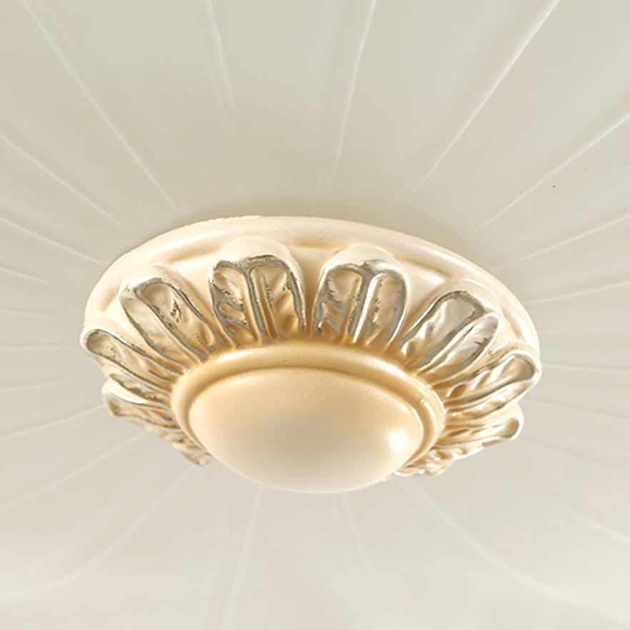 European Vintage Style Resin Ceiling Light for Bedroom M560