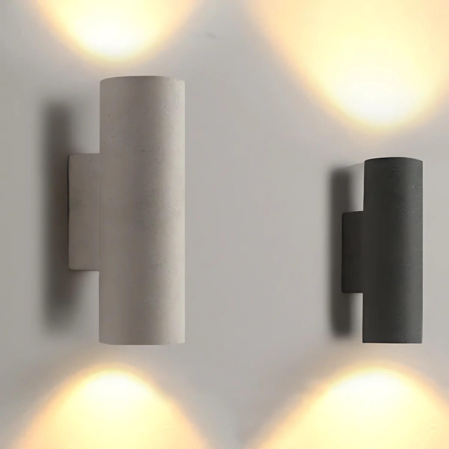 Midnight Glow Minimalist Cement Indoor Outdoor Wall Light D777