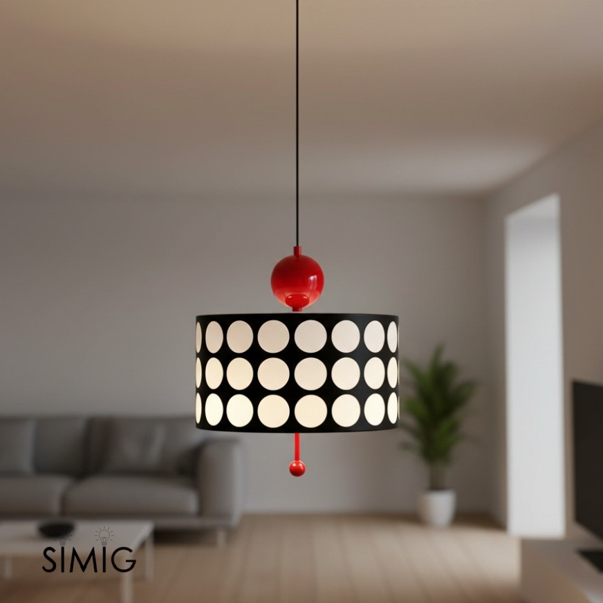 Lattice Acrylic Polka Dots Pendant Lamp M267
