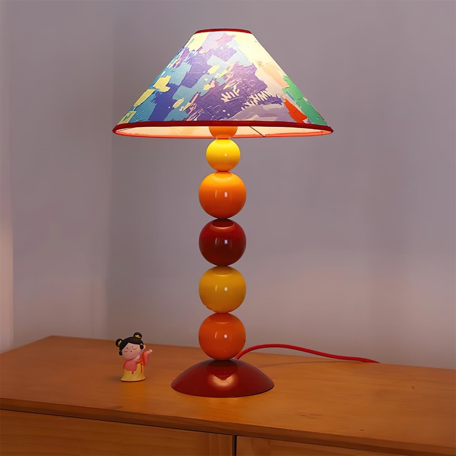 Retro Coloful Stacking Ball Table Lamp M329