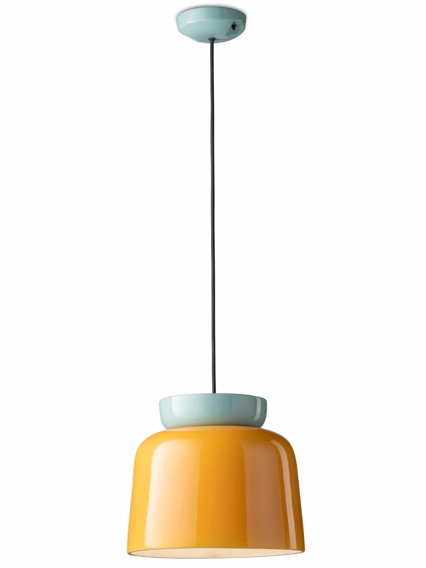 Fiesta Colorful Bowl-Shaped Ceramic Pendant Light for Dining Room T068