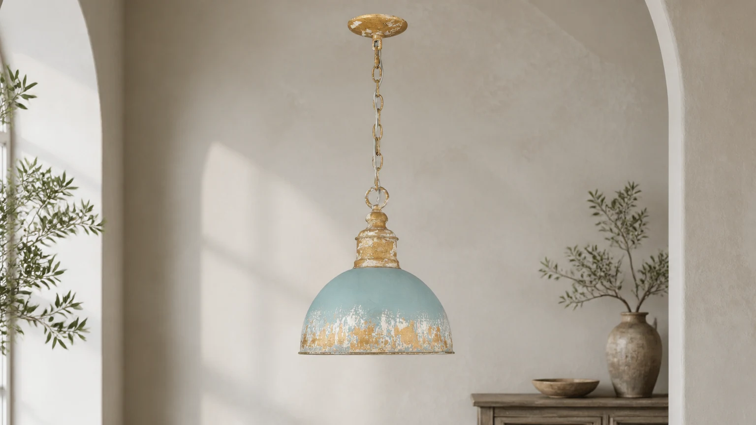 Lampa wisząca Alison D527 w pomieszczeniu