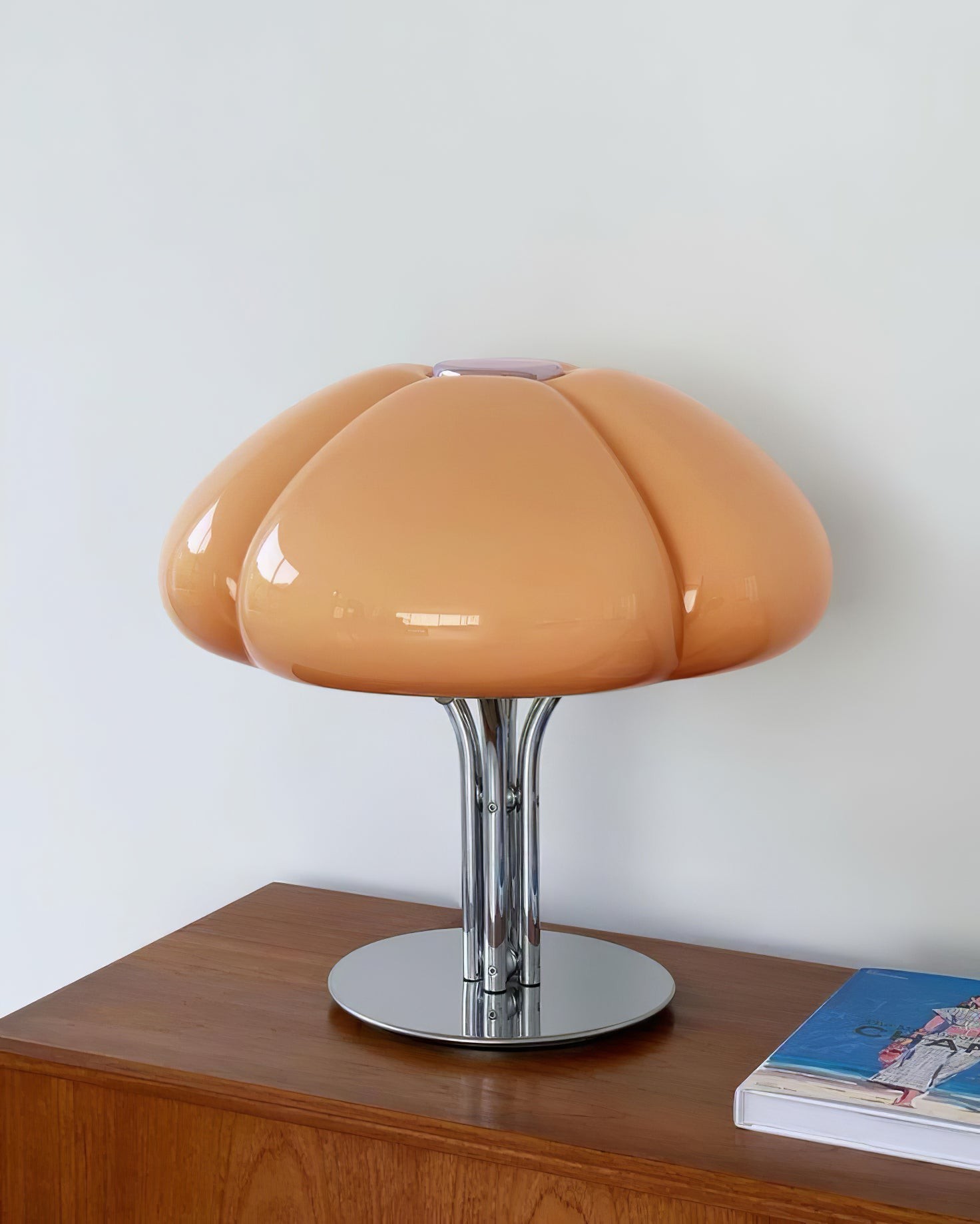 Creative Cluster Mushroom Shape Glass Table Lamp M117