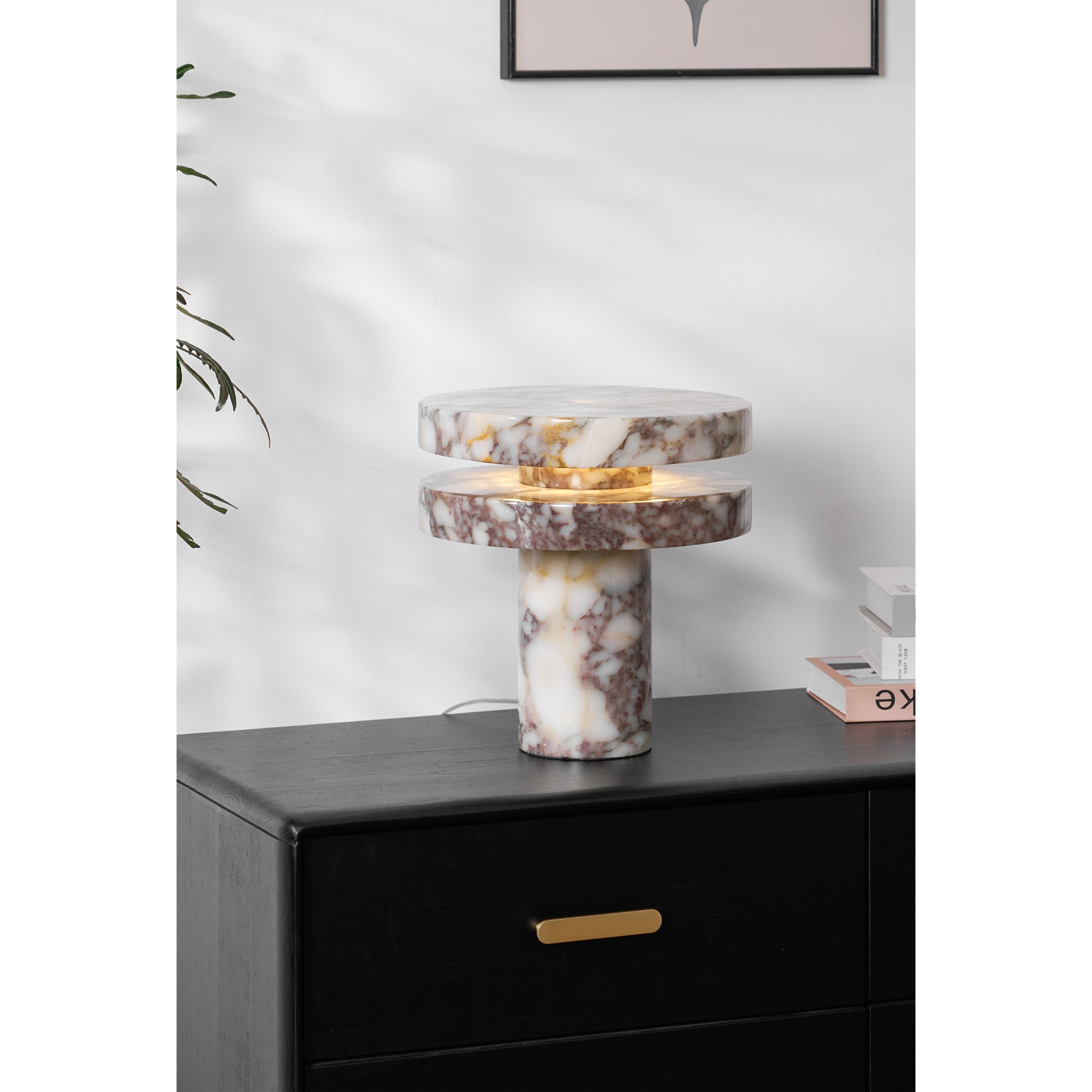 Pillar Marble Table Lamp D567