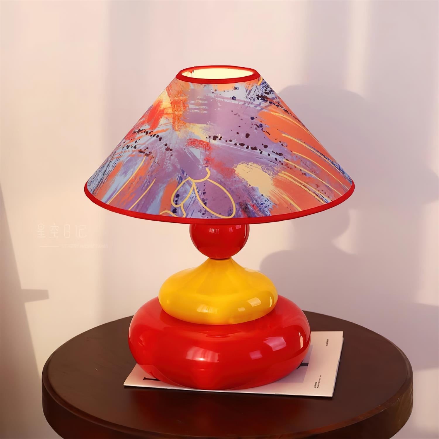 Retro Decorative Colorful Stacked Table Lamp M344