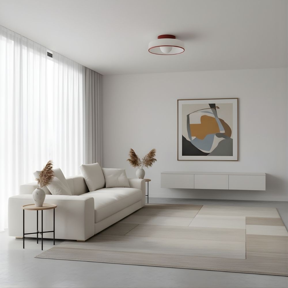 Kalo Wall Ceiling Light - Blown Glass Disc Orb Flush Mount Sconce T662