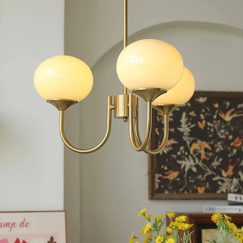 Marshmallow Modern Glass Chandelier D776