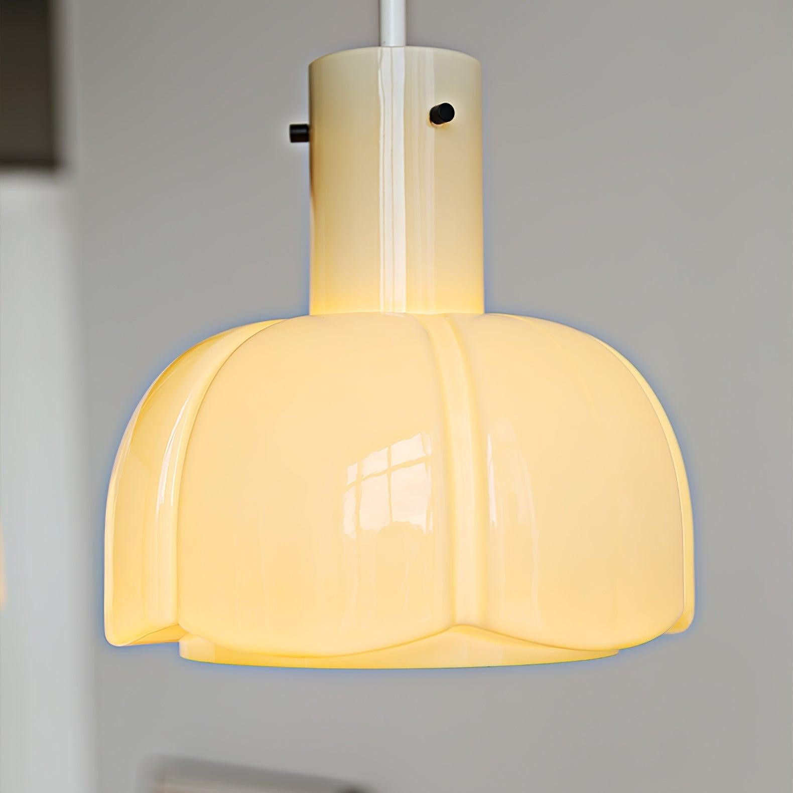 Medieval Style Glass Bud Pendant Lamp M457