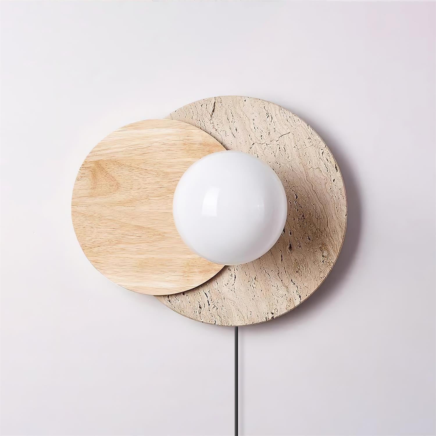 Wabi-sabi Eclipse Plug-In Wall Lamp M542