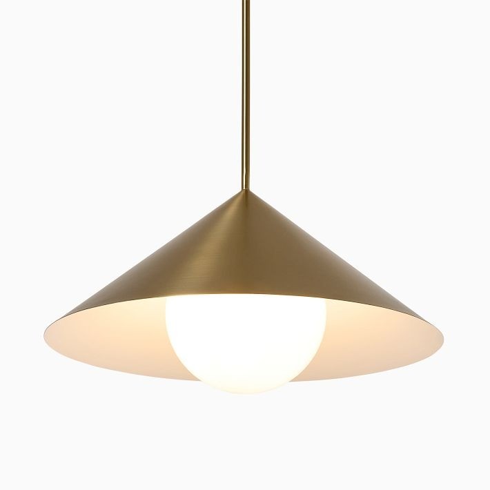 Brivana Adjustable Pendant – Cone Shade Light for Kitchen or Dining T268