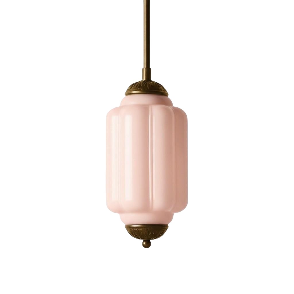 Eloise Simple Glass Irregular Lantern Pendant Lamp G23