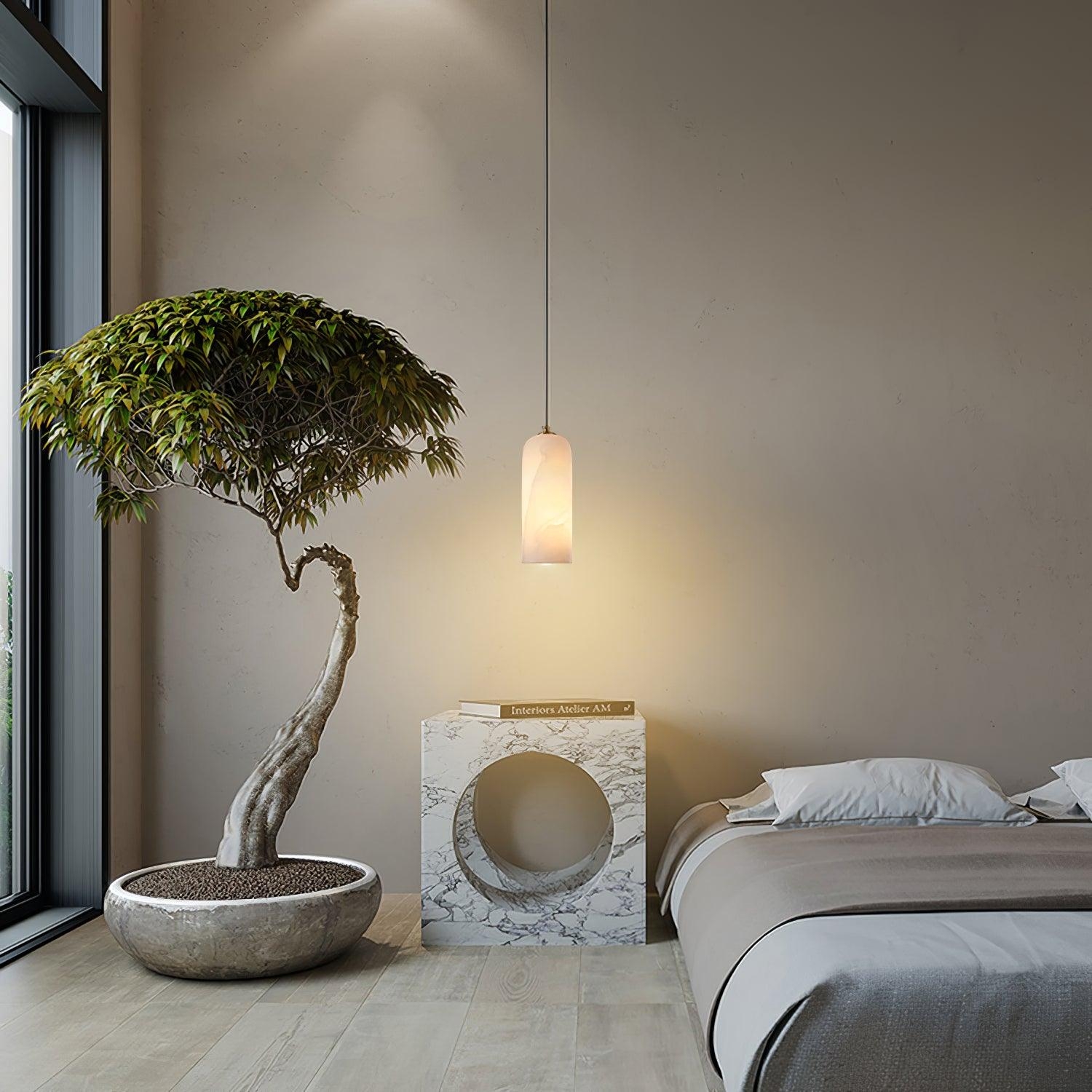 Nordic Modern  Alabaster Monty Pendant Light D888