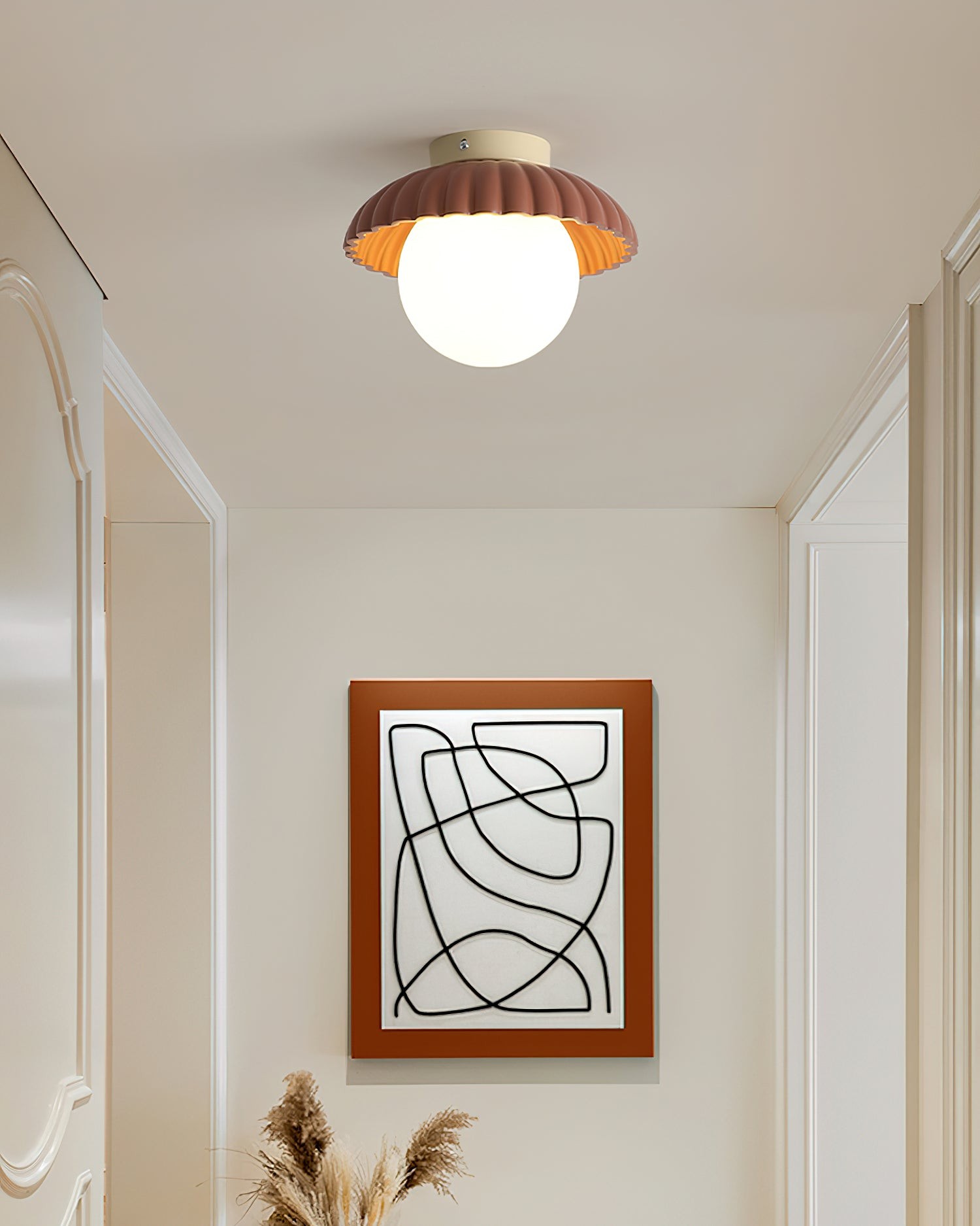 Alien Cream Style Ceiling Light M178