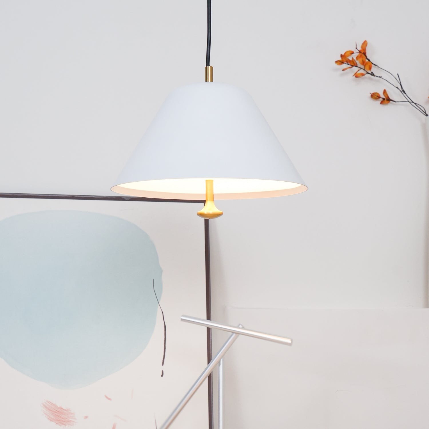 Metal Pear Pendant Lamp M246