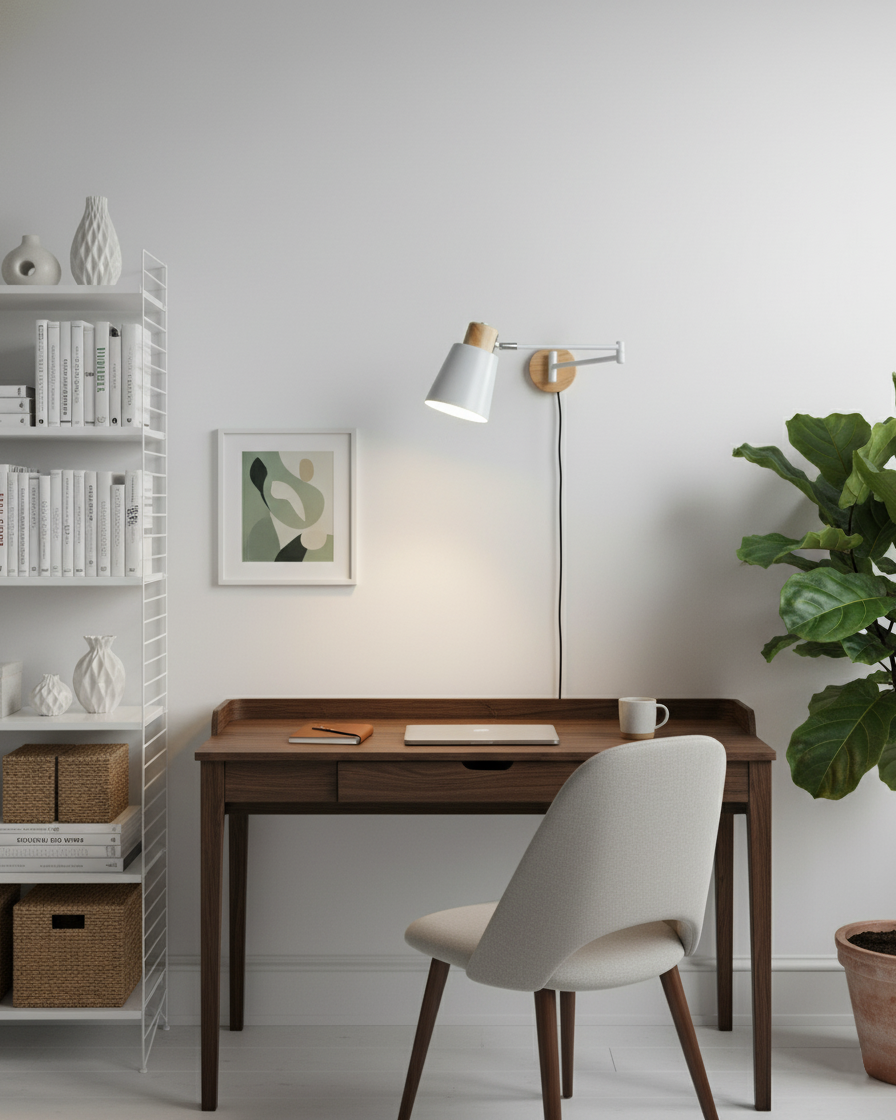 Collin Adjustable Plug In Wall Lamp D265