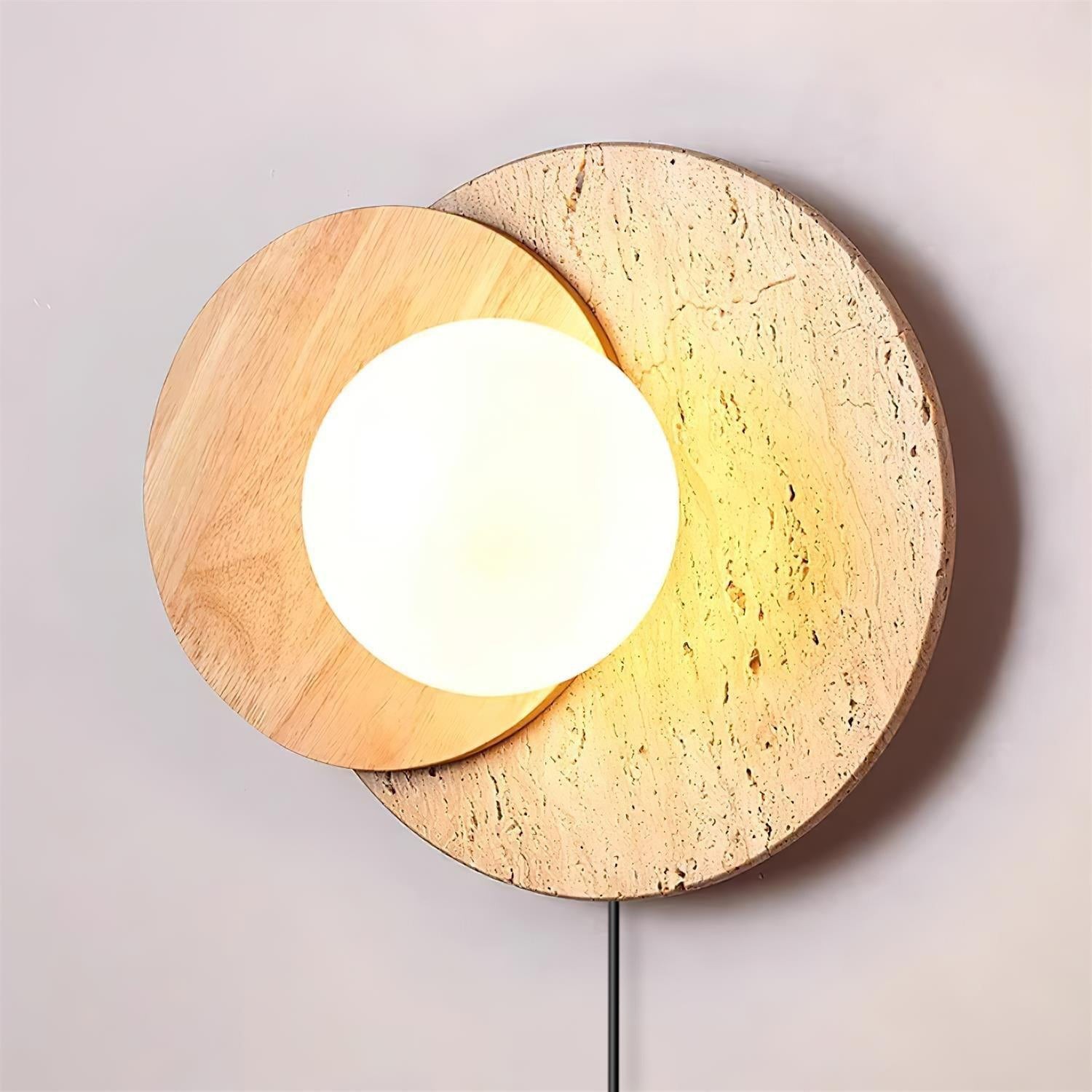 Wabi-sabi Eclipse Plug-In Wall Lamp M542
