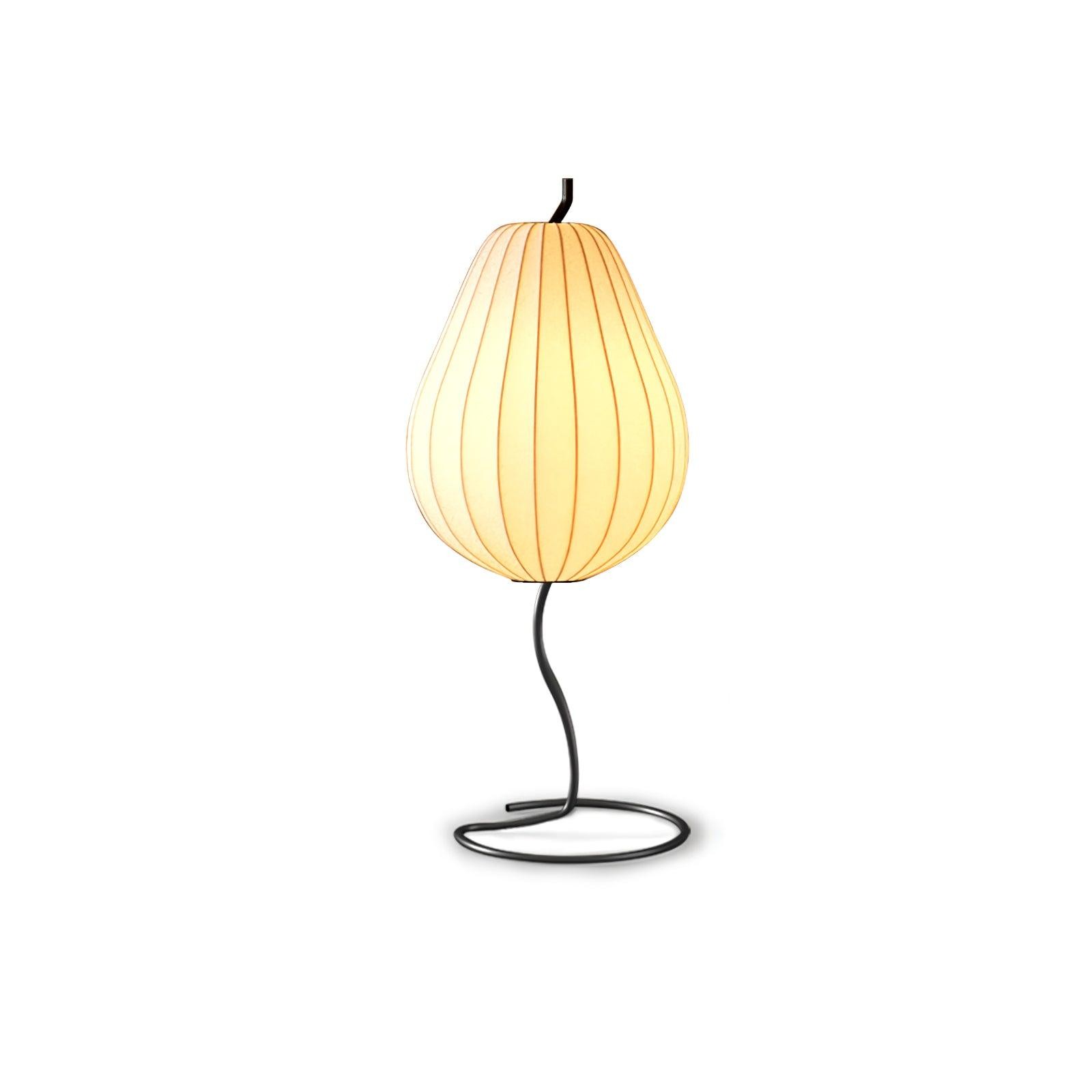 Pear-shaped Shite Floor Lamp Suitable For Living Room M35