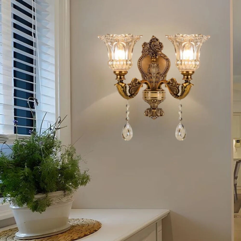 The Vintage Felicia Dual Wall Lamp D785