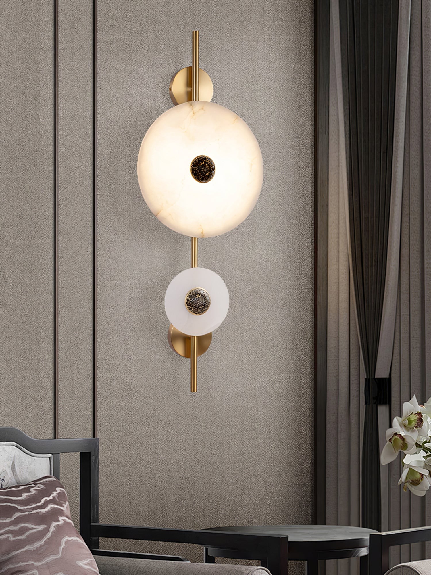 Light Luxury Disc-Shaped Wall Lamp M95