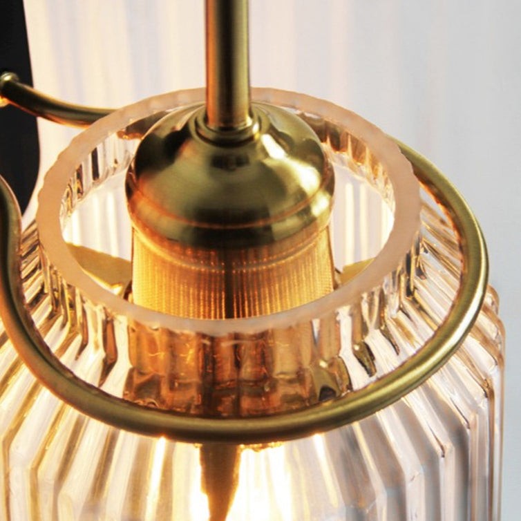 Nordic Columnar Glass Mirror Front Wall Lamp M128