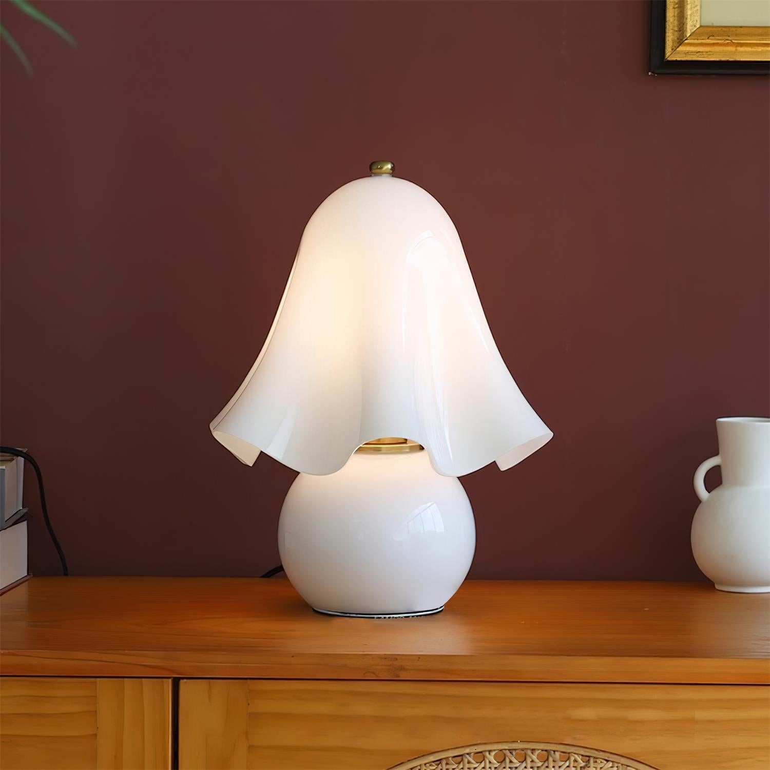 Bellina Decorative Table Lamp - Sculptural Bell Flower Shape T281
