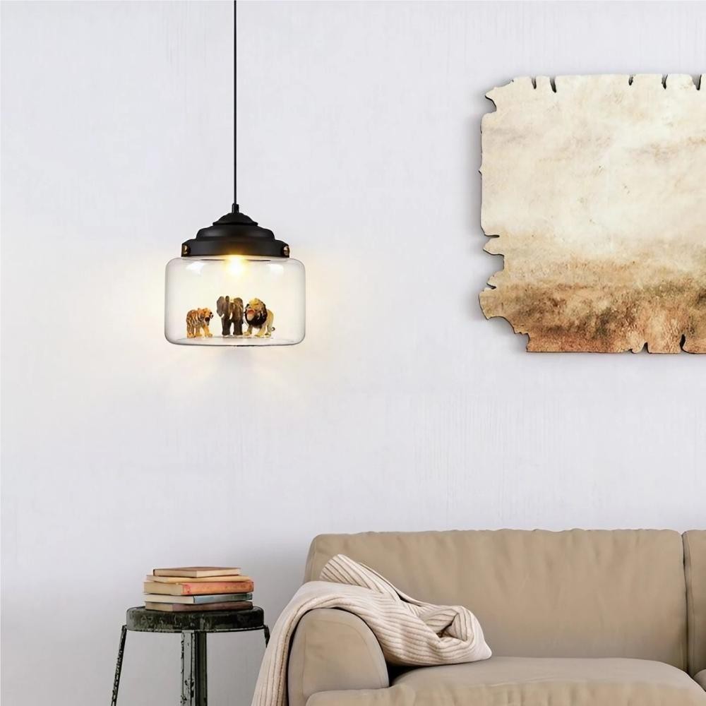 Creative Little Zoo Glass Pendant Light S83