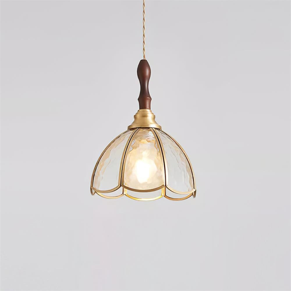 Vintage Tiffany Stanied Glass Pendant Lamp M336