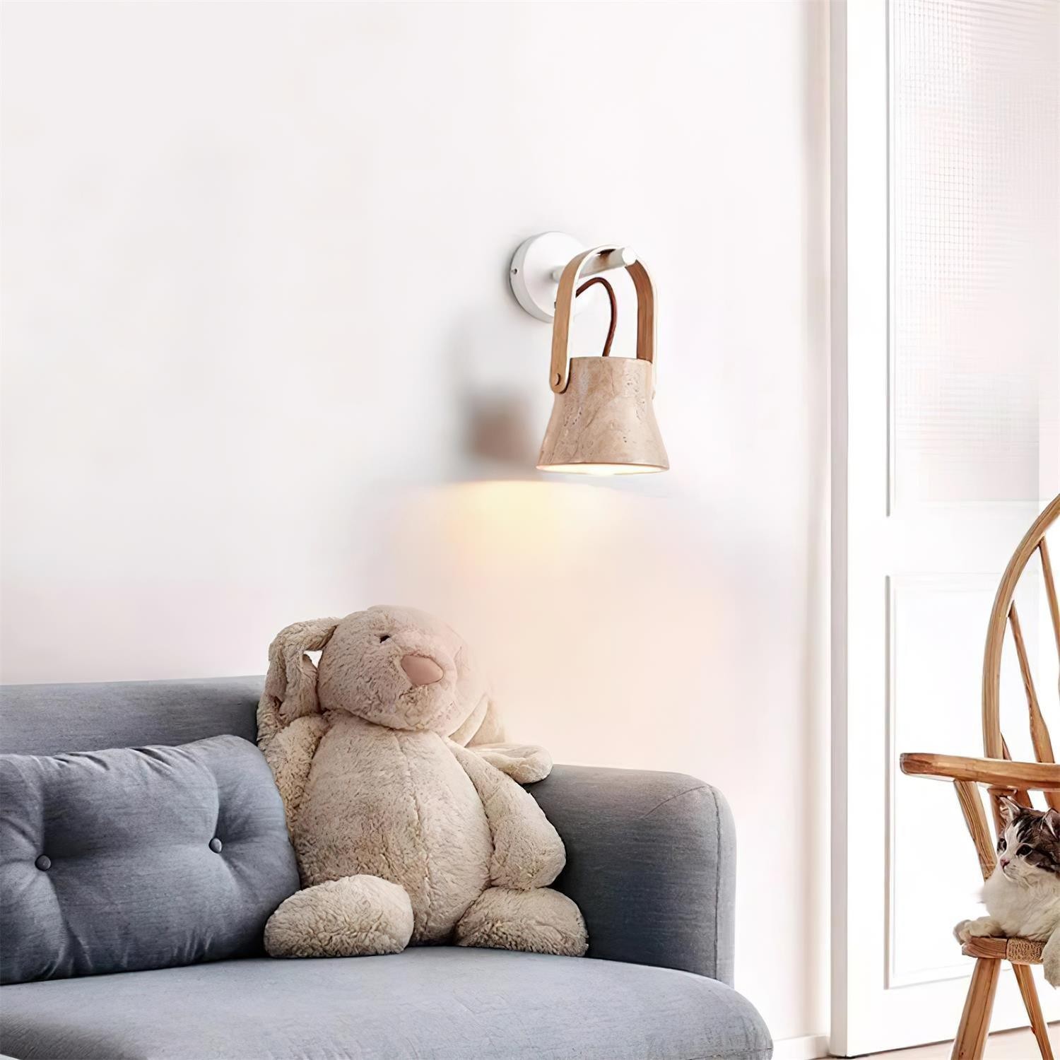 Personalized Creative Curved Portable Wall Lamp M279