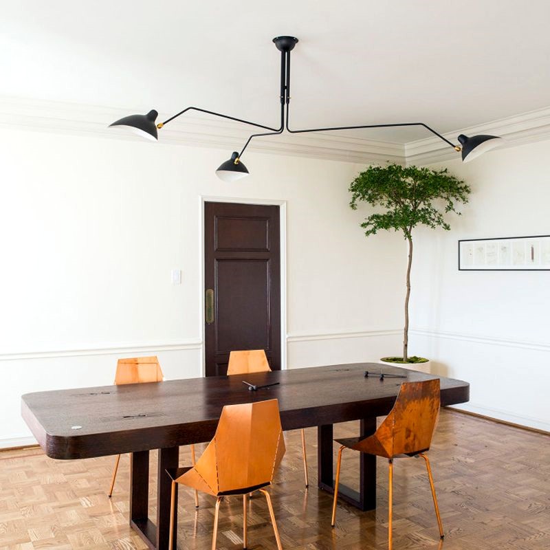 Industrial Adjustable Multi Arm Ceiling Light S17