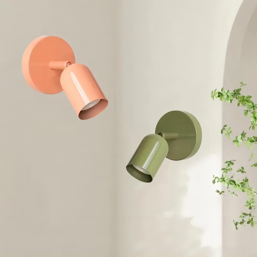 Modern Cylinder Rotatable Macaron Wall Light S135