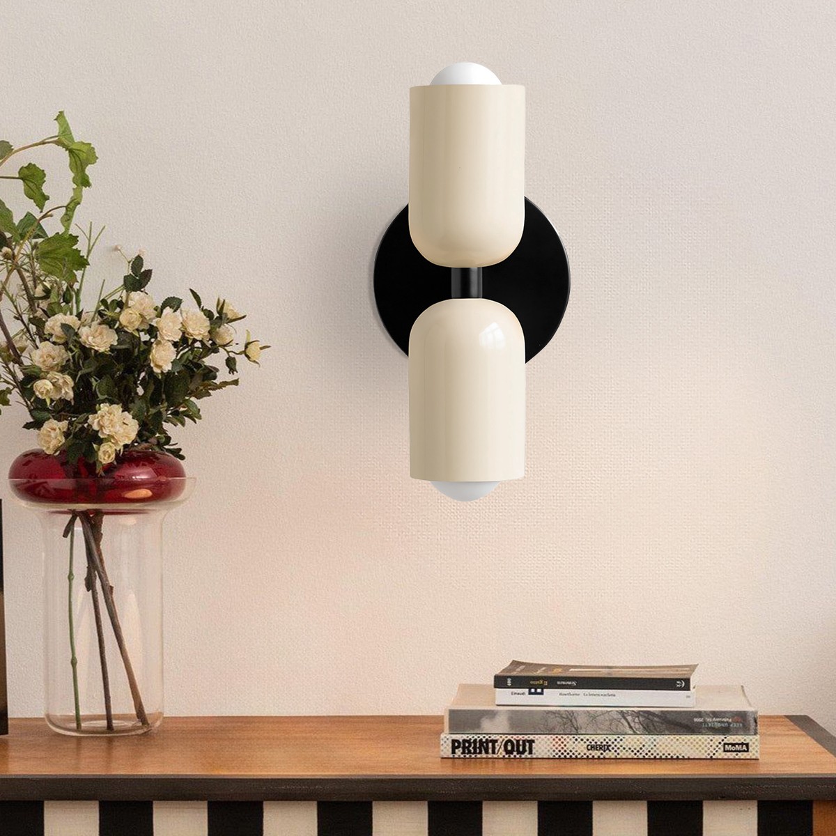 Colorful Double Head Up Down Wall Sconce S113