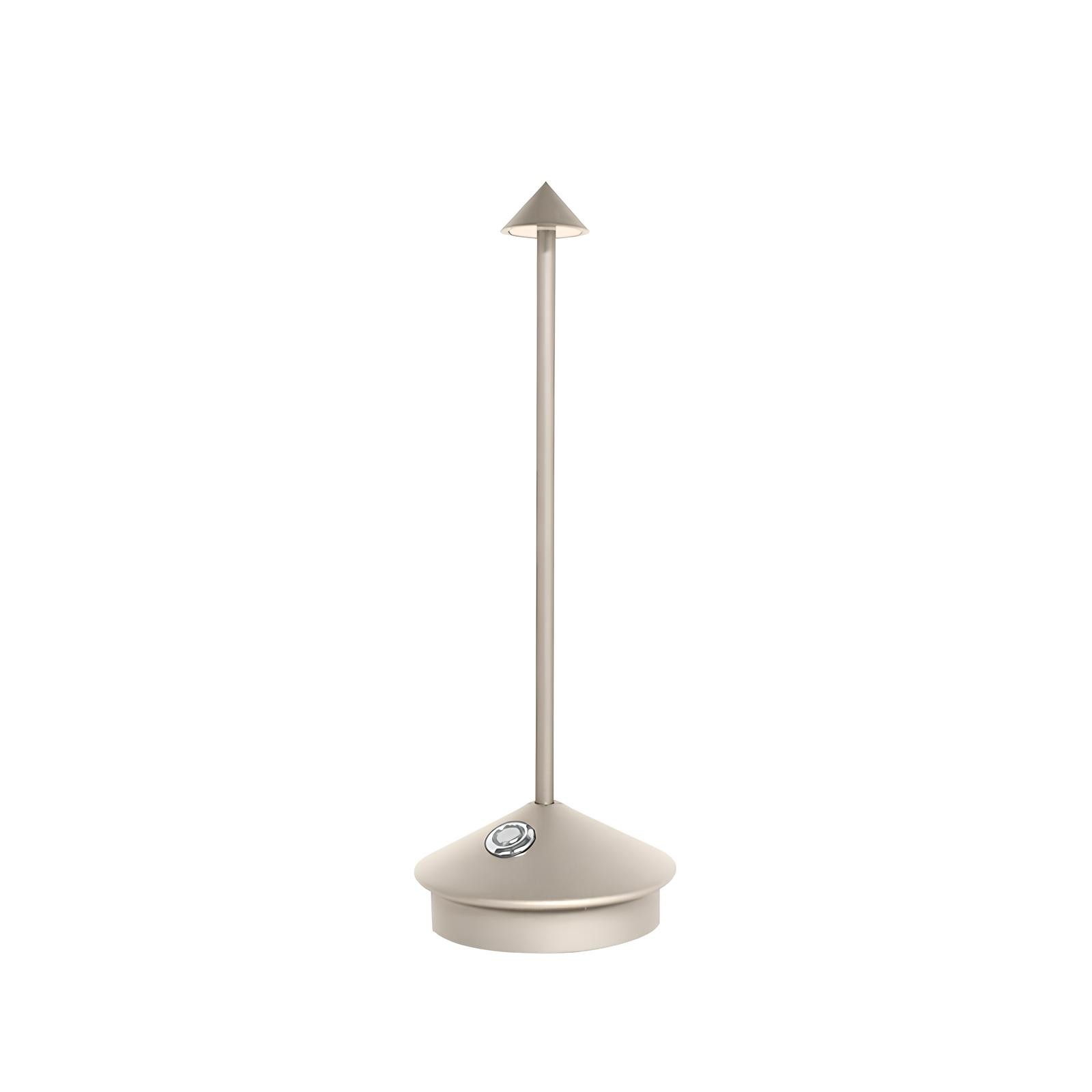Pina-lampa i sandfinish