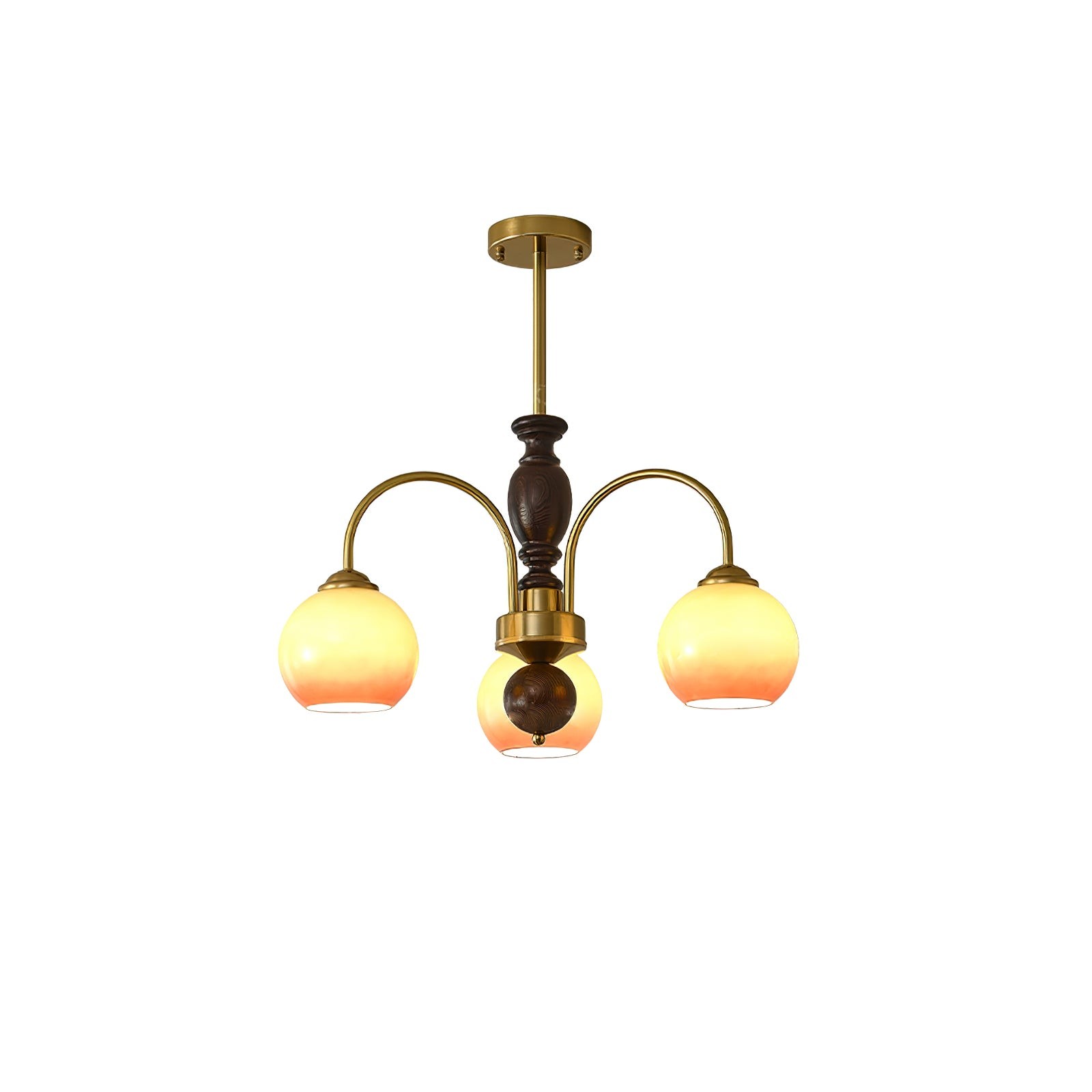 Retro Bauhaus Arch Chandelier M93
