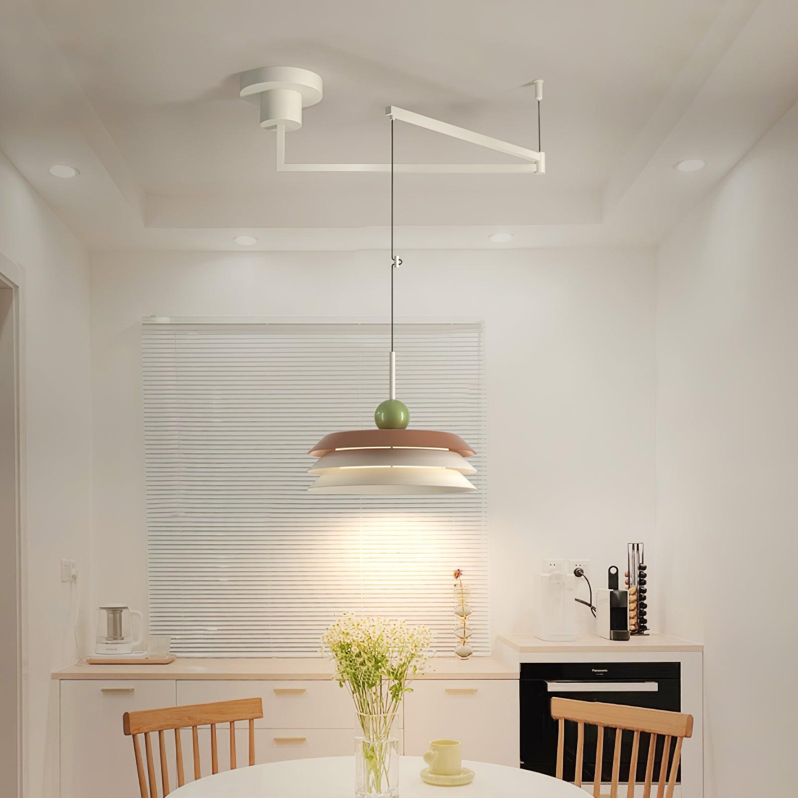Nordic Creative Cream Style Multi-Layer Pendant Lamp For Living Room M451