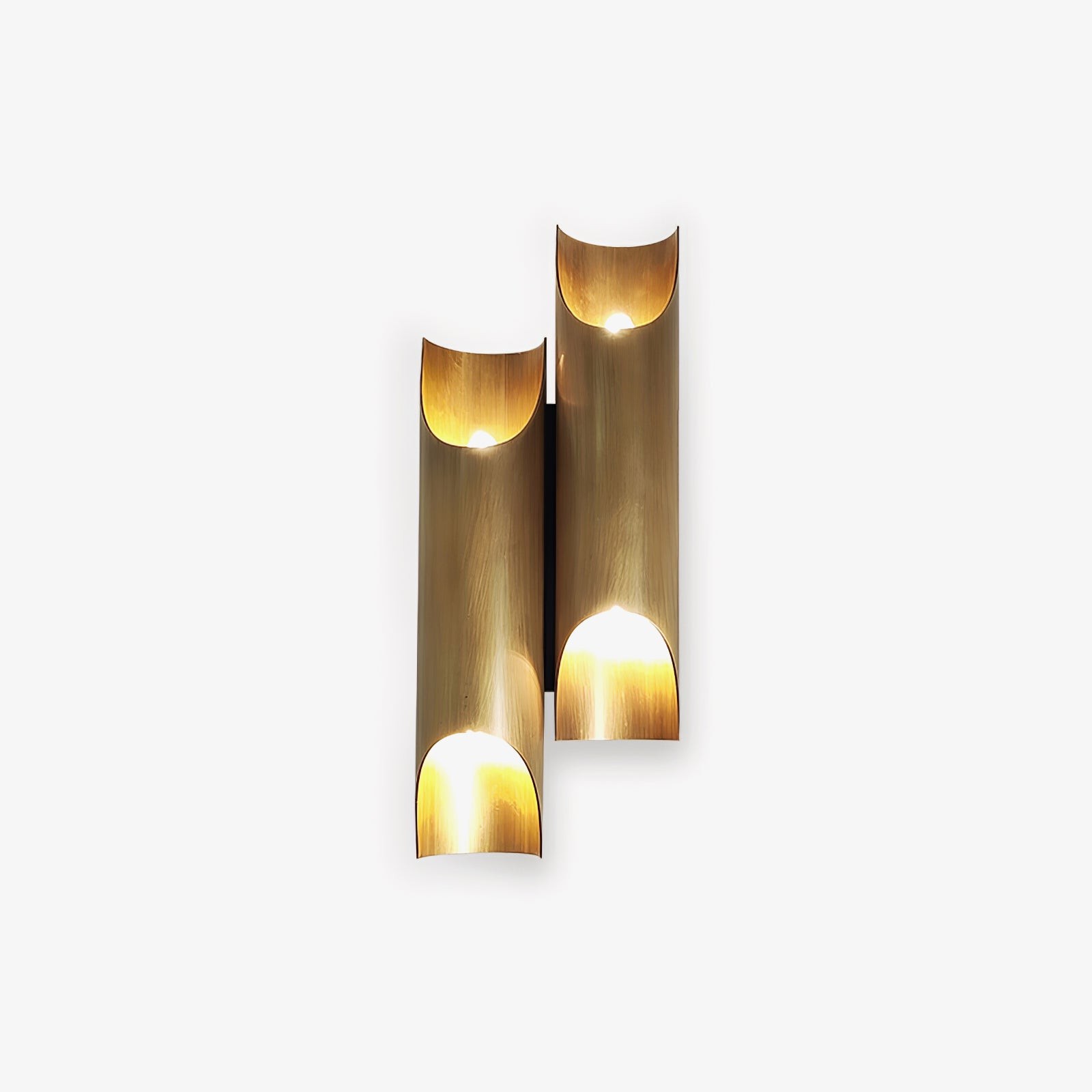 Brass Double Tube Wall Lamp M83
