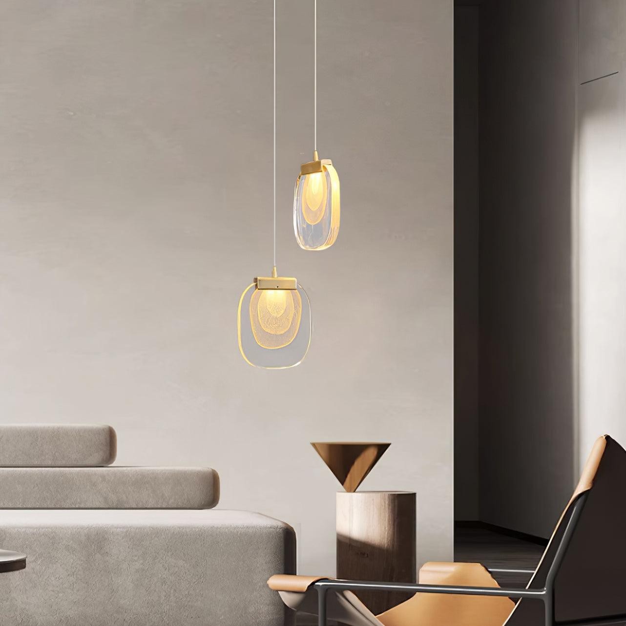 Glass Ripples Pendant Lamp M258