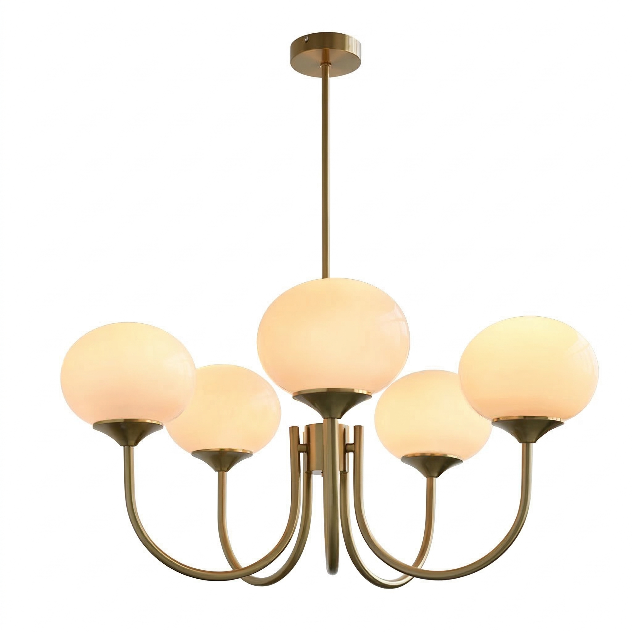 Marshmallow Modern Glass Chandelier D776