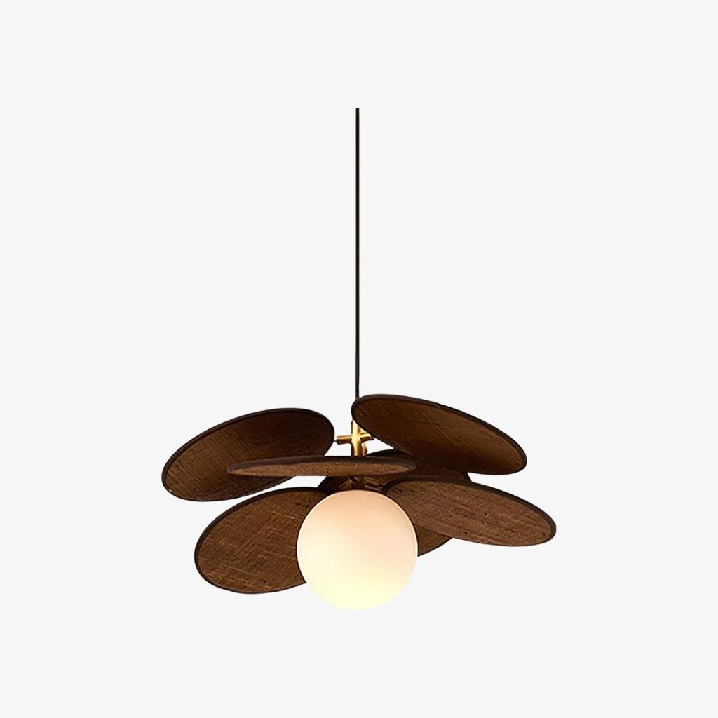 Orrise Artistic Layered Petal Pendant Light - Natural Inspired Lamp for Entryway and Bedroom T521