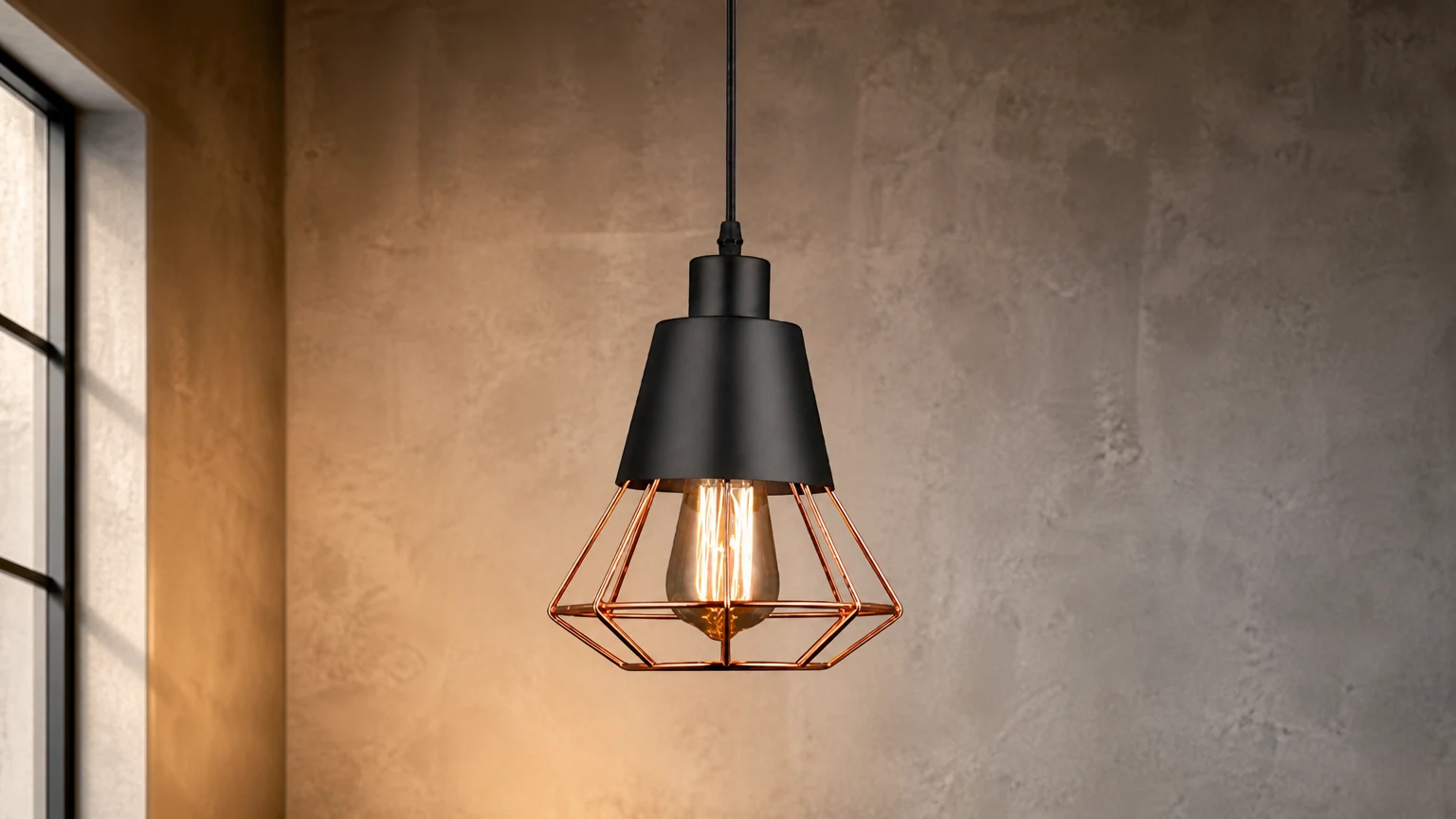 Lampada a sospensione industriale NOVIXA in un ambiente industriale