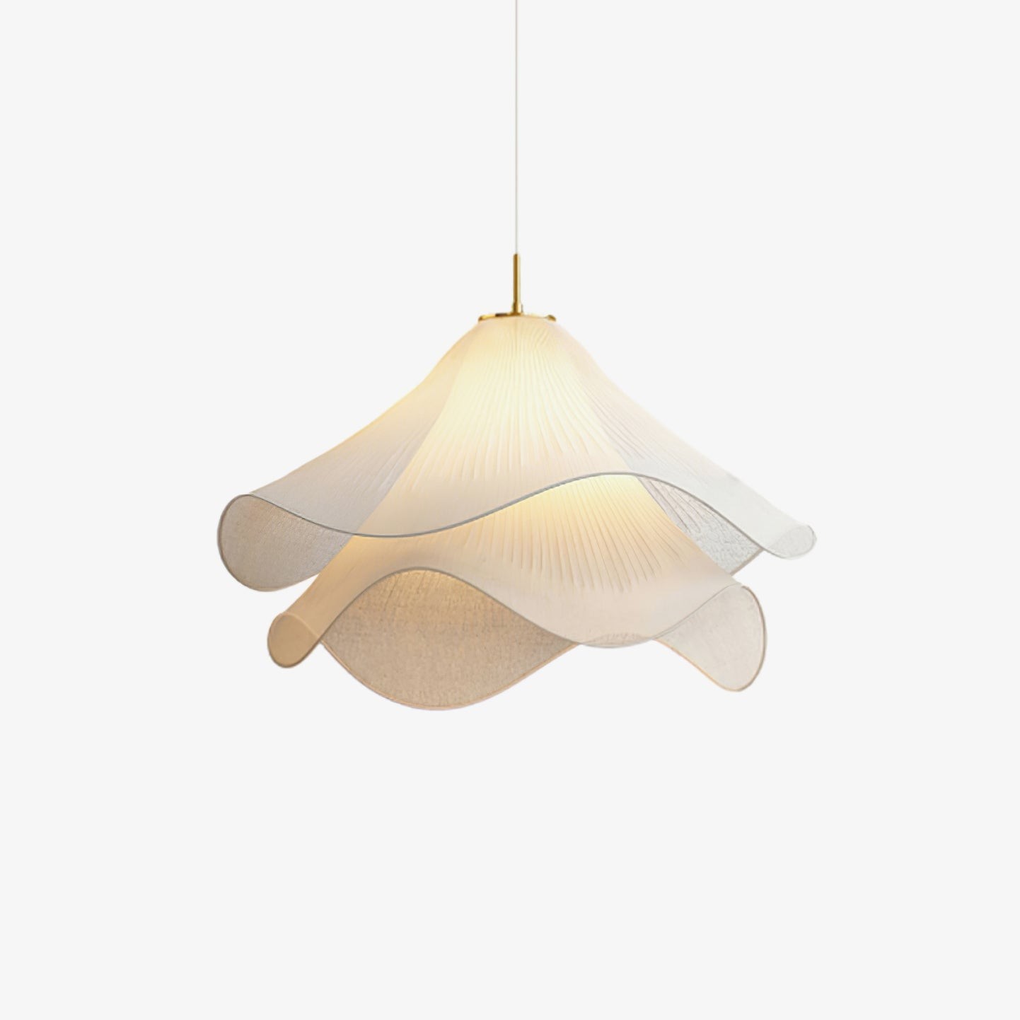 Ethereal Elegant Floral Pendant Light - Adjustable Modern Ceiling Fixture for Living Rooms T087