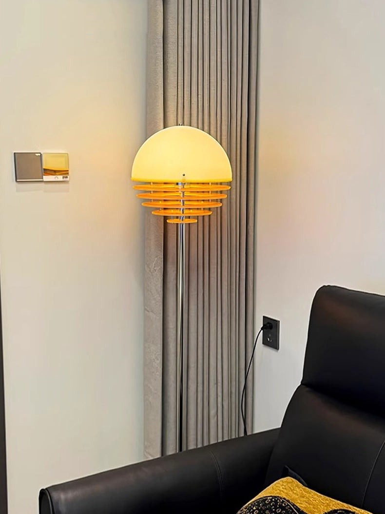 Bauhaus Acrylic & Glass Sunset Floor Lamp for Living Room G77