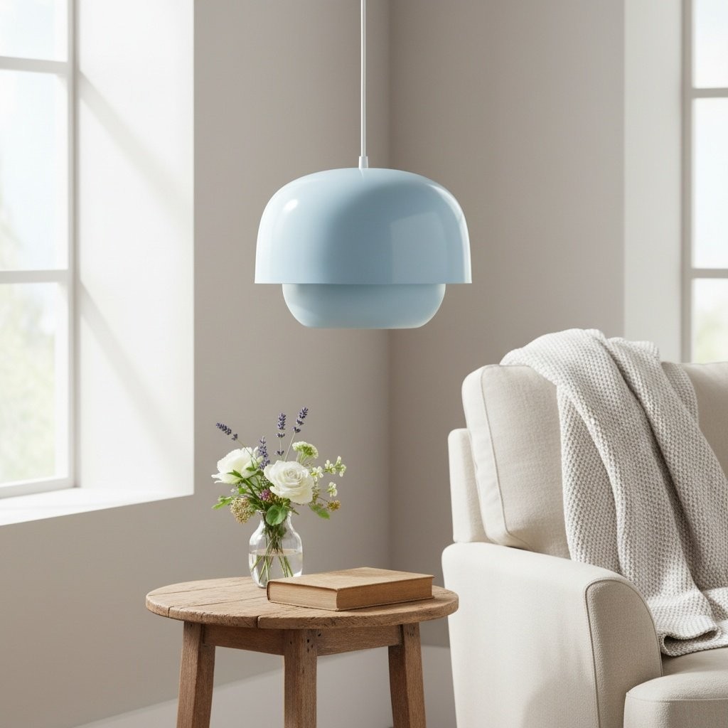 Clinco Retro-Modern Metal Pendant - Dual Shade Dome Light T413