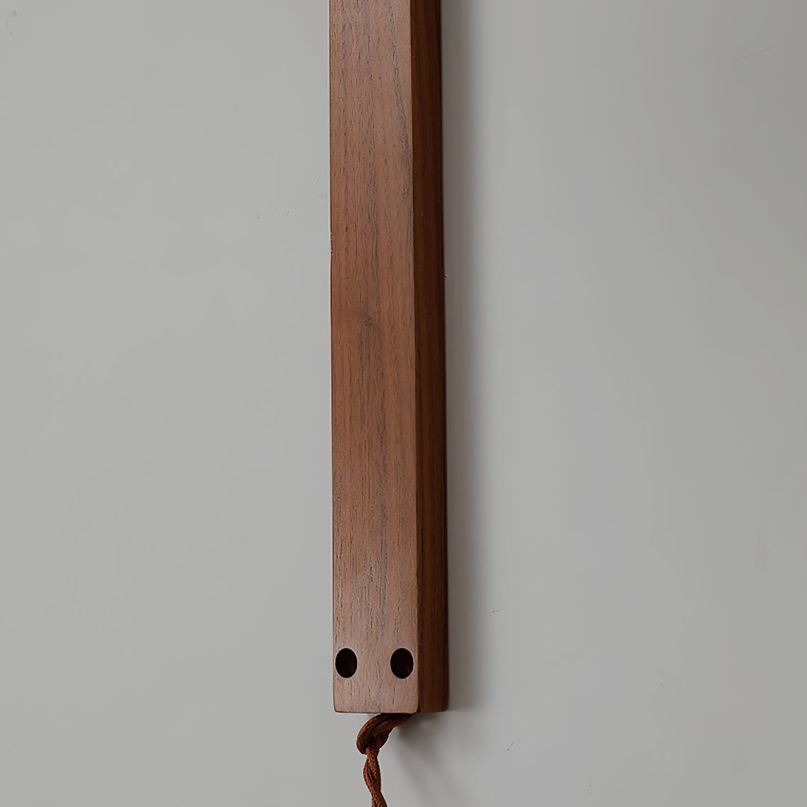 Curved Walnut Ceramic Plug-in Wall Light D498