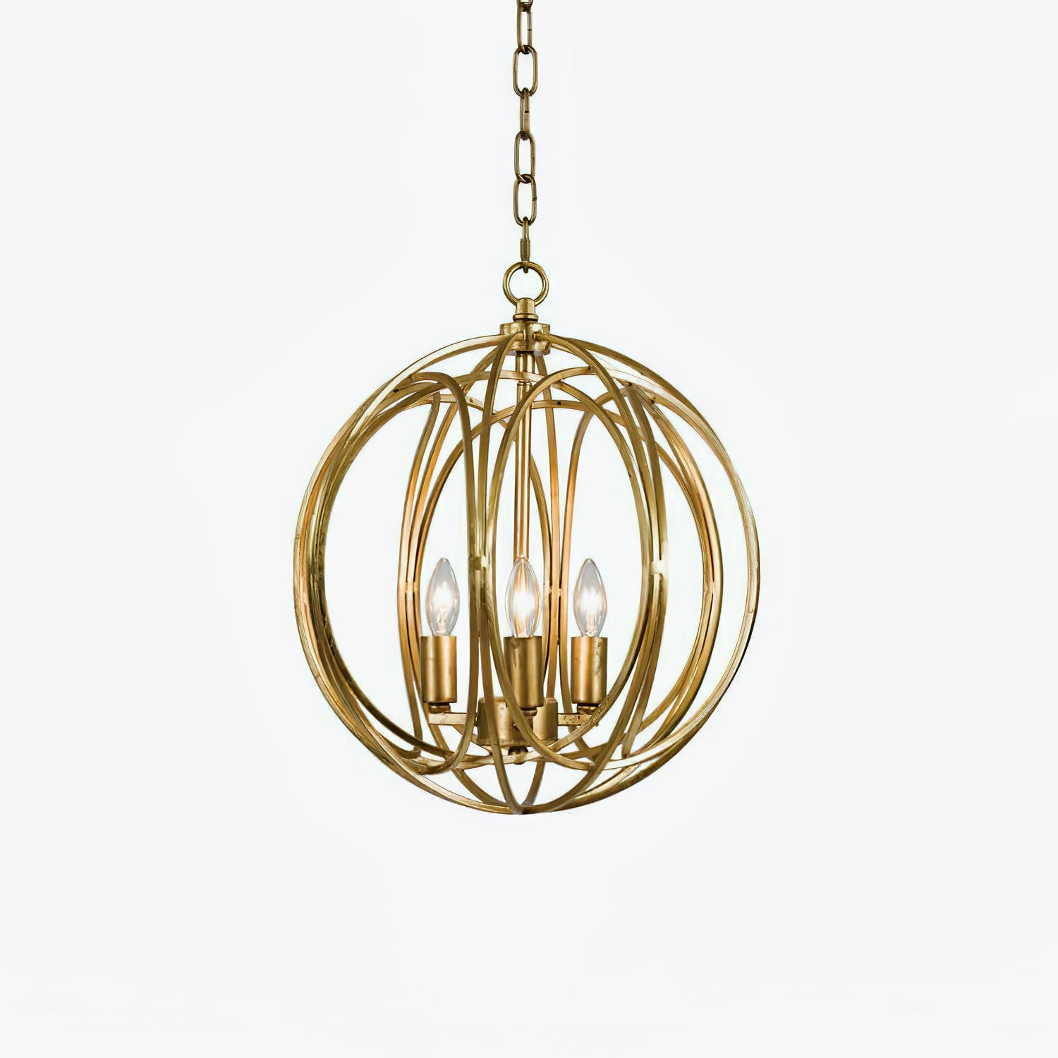 Hollow Metal Line Retro Pendant Light M42