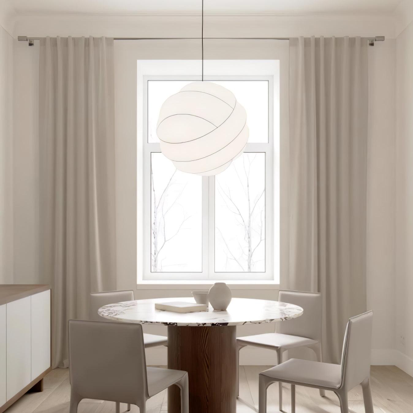 Wabi-Sabi Style Fiber Cocoon Pendant Lamp M505